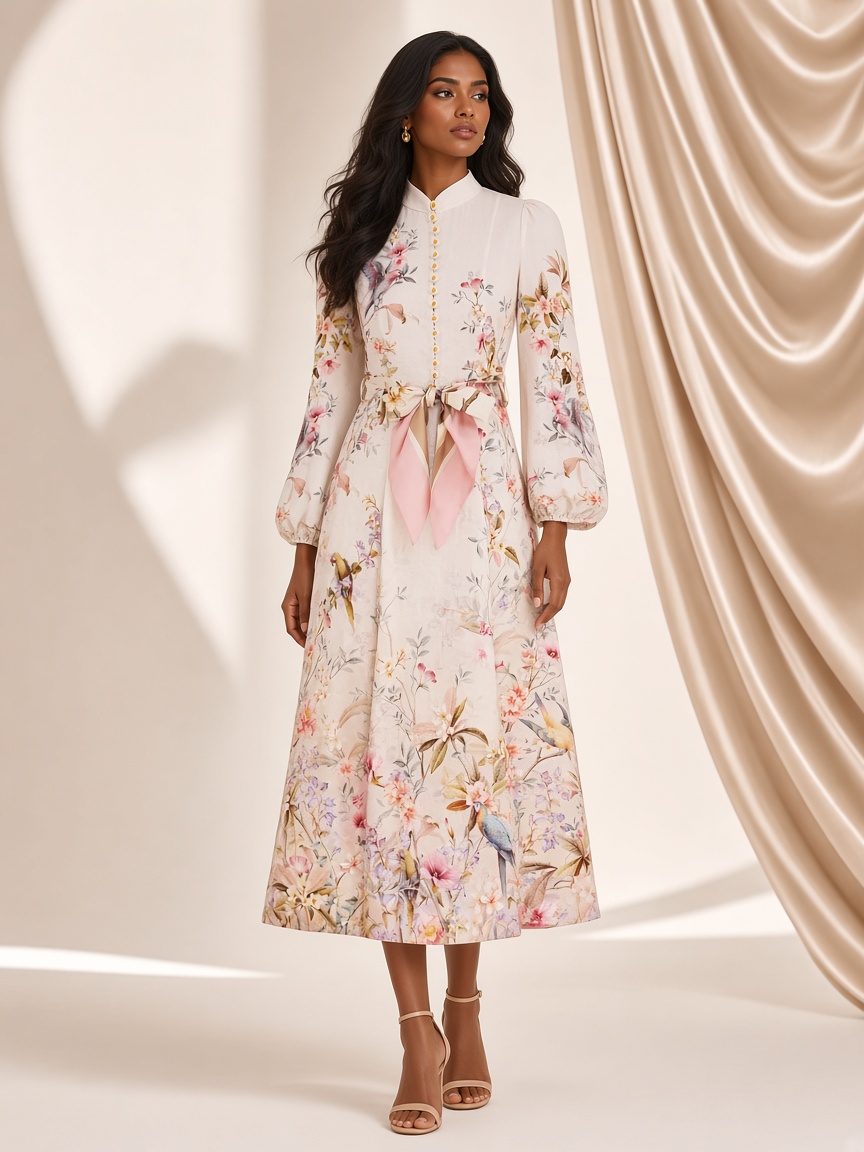 The Liora Songbird Midi Dress